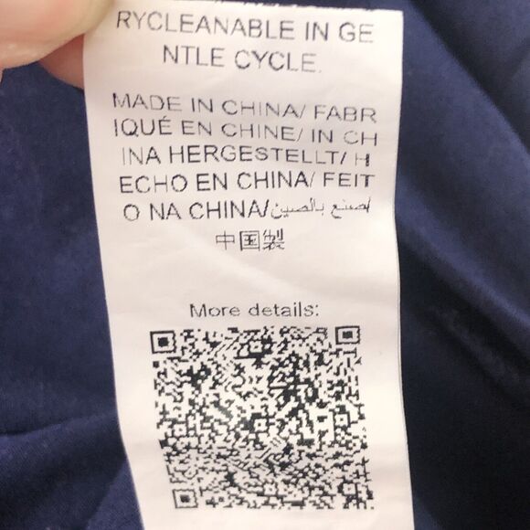 Shein Curve 4XL Blue Long Sleeve Top Ruched With Buttons On One Side - Picture 7 of 9